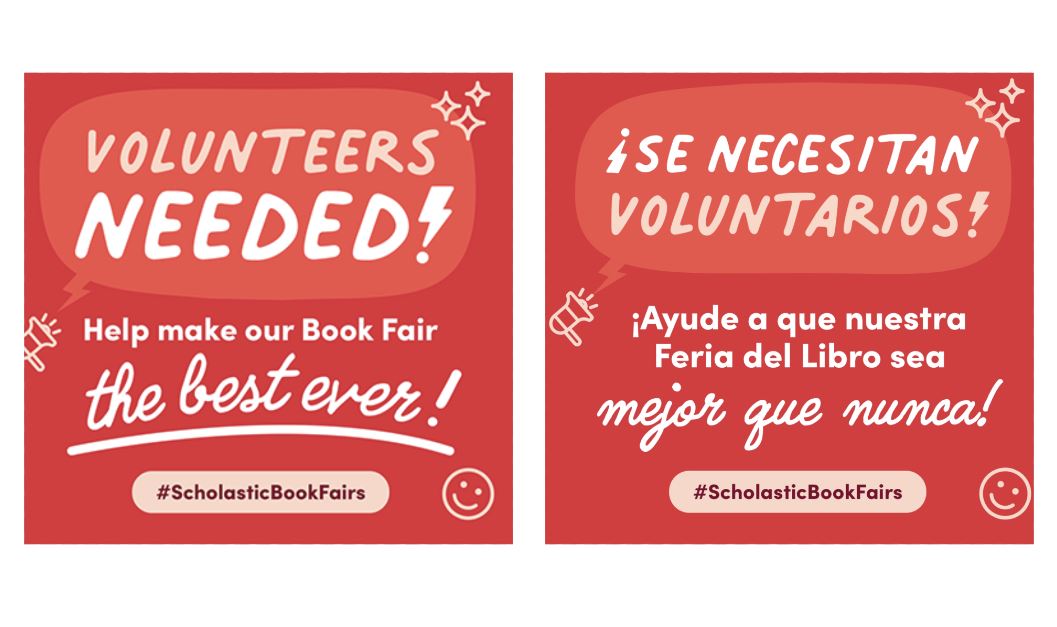  volunteers needed for book fair