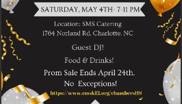  Prom Sale ends April 24th No Exceptions