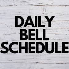  Daily Bell Schedule