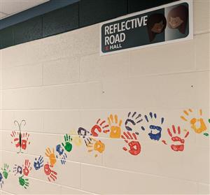 IB Learner Profile Reflective Road E Hall Sign Blythe