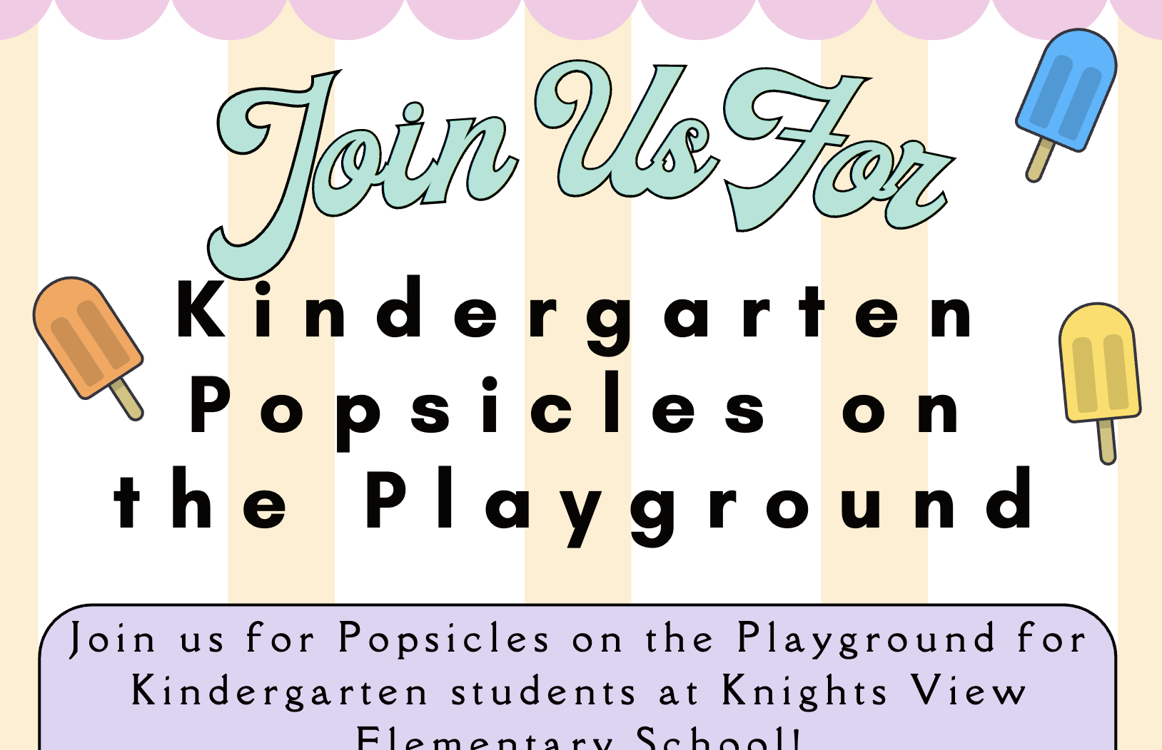 Popsicles on the Playground