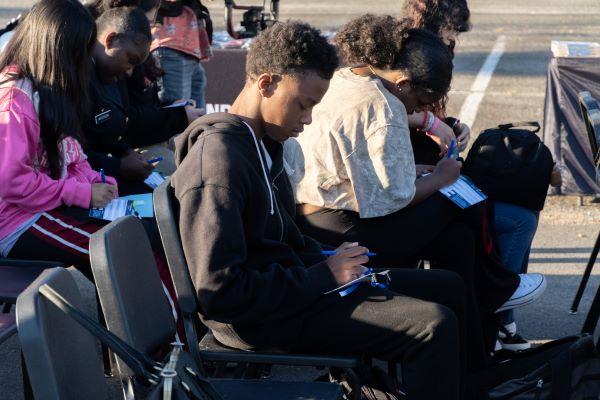 Butler students at Dignity Museum
