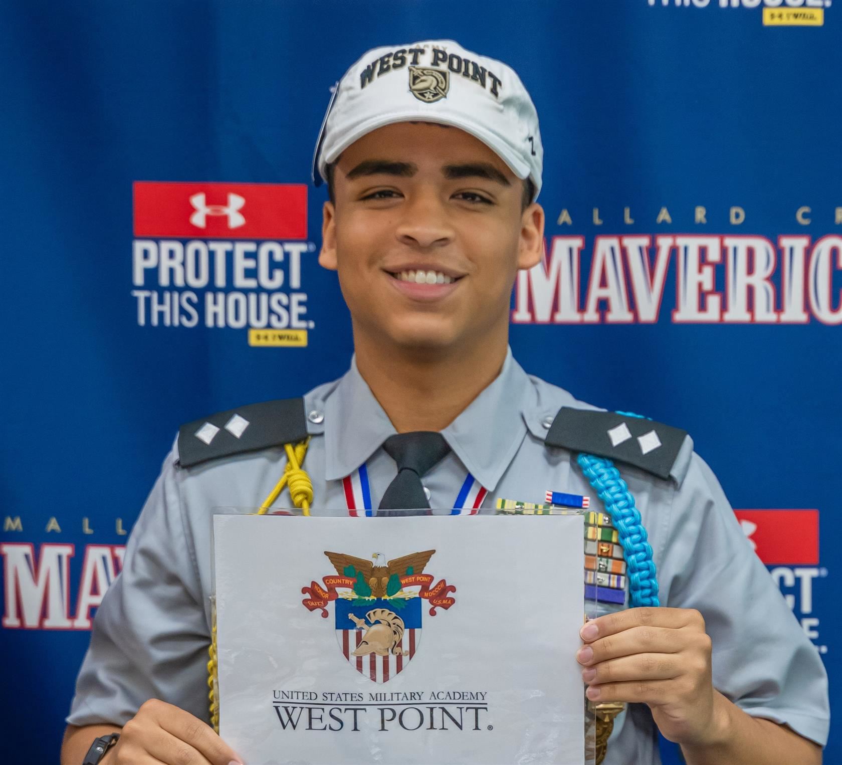  Xavier Roa JROTC student gets into West Point Military Academy
