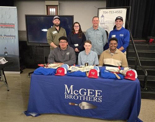Independence students accept construction jobs.