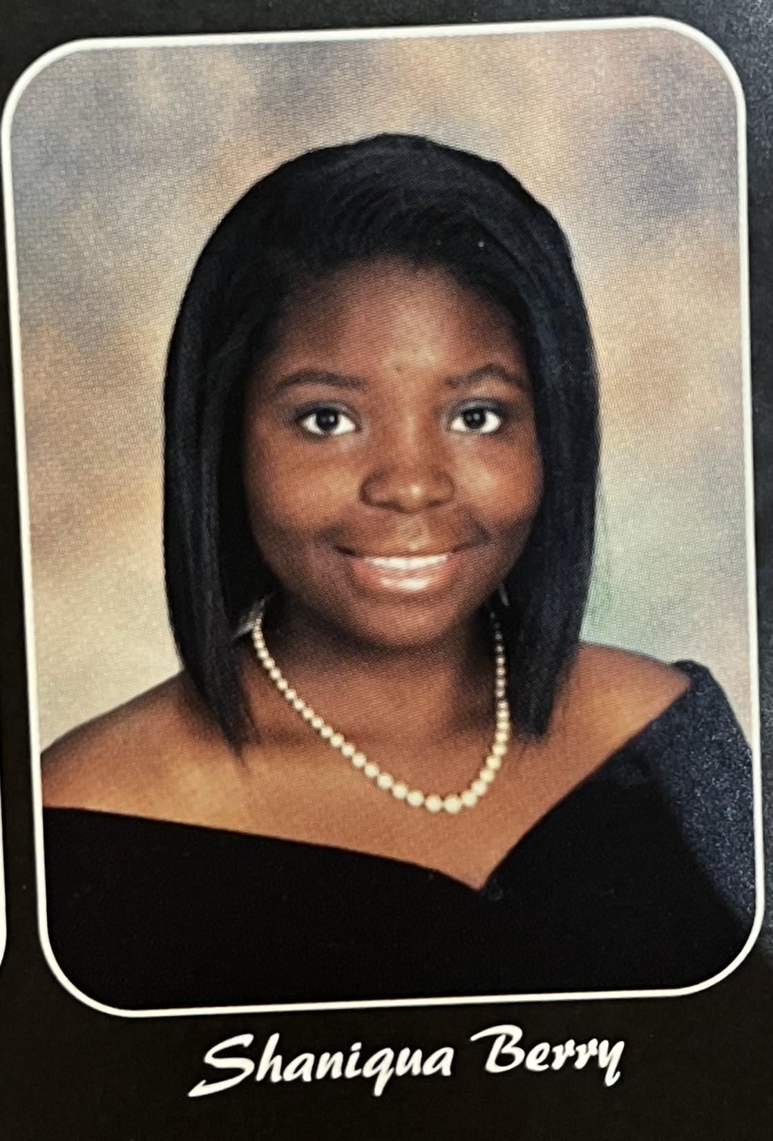 A senior photo of Shaniqua Berry