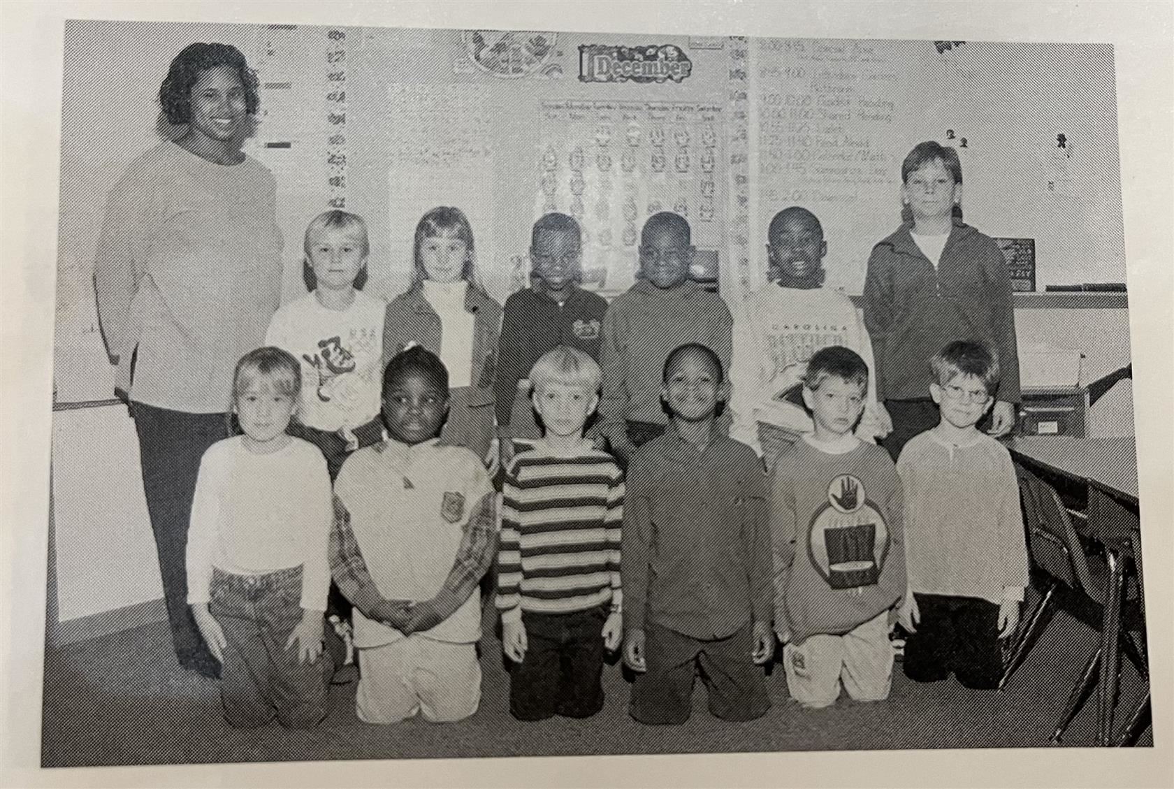 Shaniqua Berry's class photo when she was a student in elementary school.