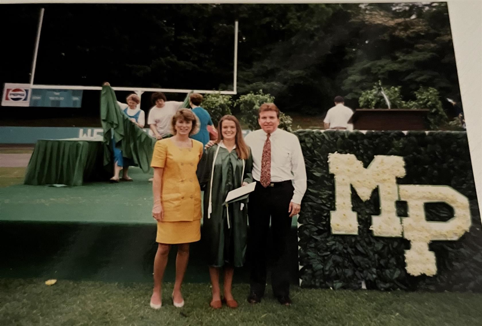 Shannon Lane graduating from Myers Park High