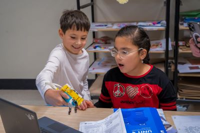 Students at Dorothy J. Vaughan