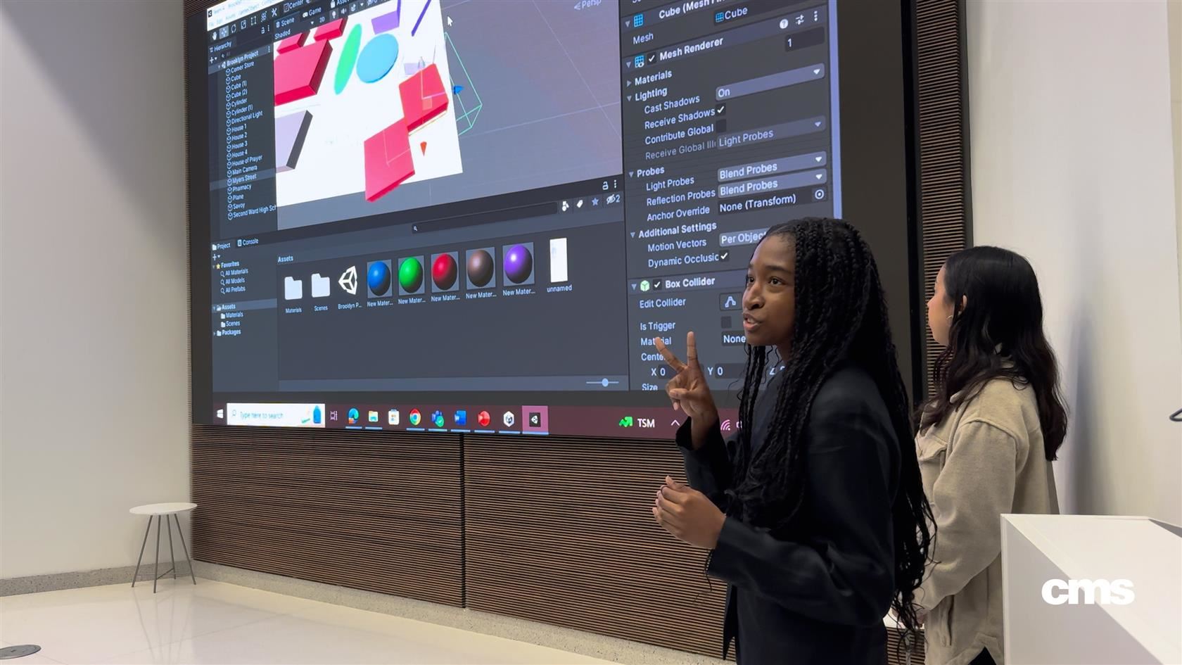  Phillip O Berry Academy of Technology students present their virtual reality project