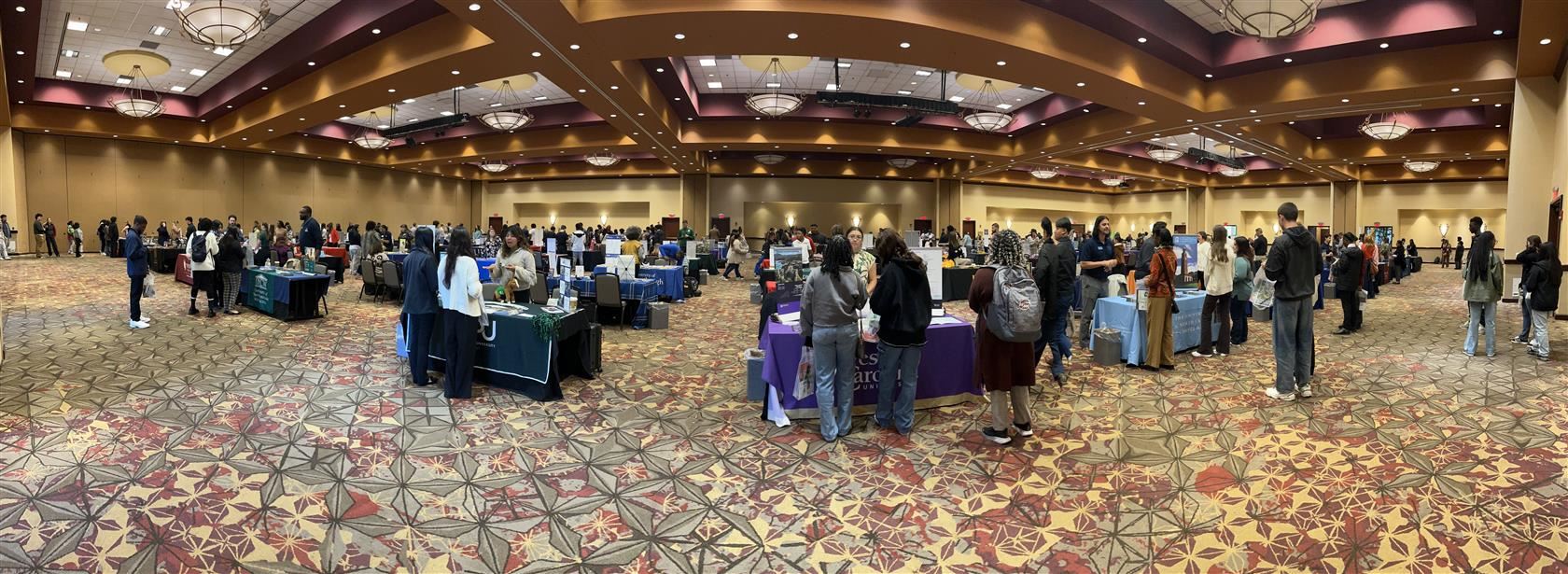 Panoramic view of CACRAO College Fair