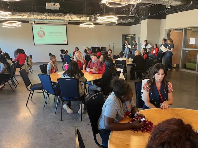 Students attend STEM sessions at Johnson C. Smith University.
