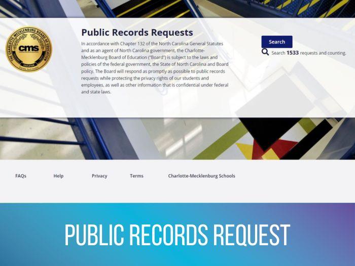 Public Records Request